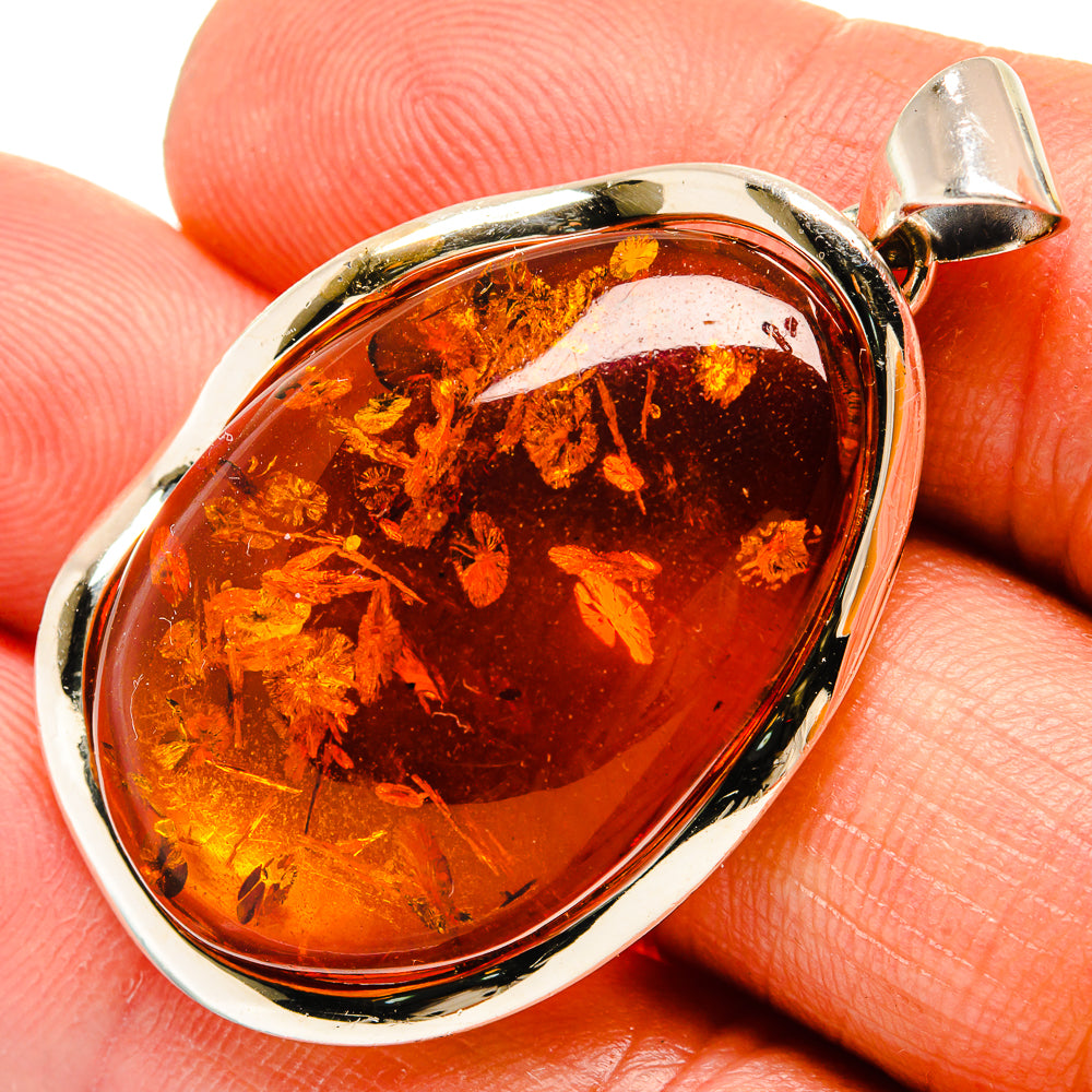 Baltic Amber Pendants handcrafted by Ana Silver Co - PD26107
