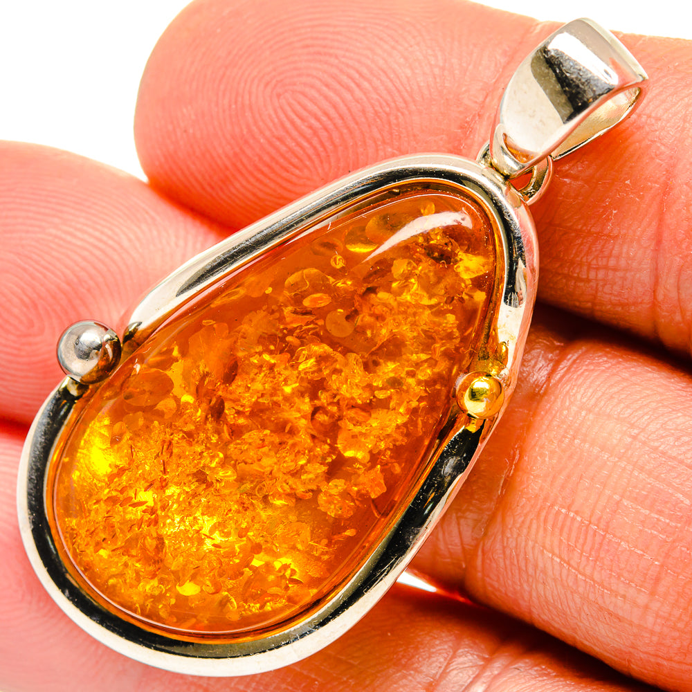 Baltic Amber Pendants handcrafted by Ana Silver Co - PD26108
