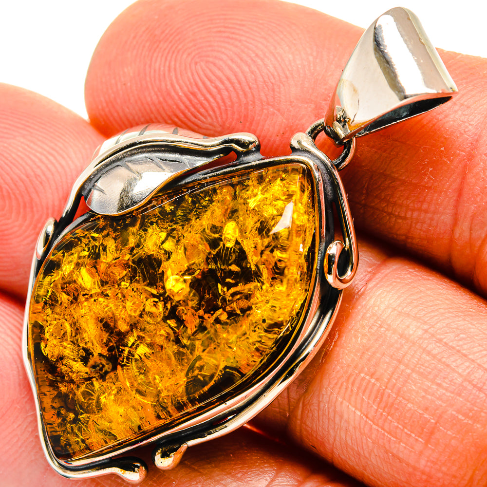 Baltic Amber Pendants handcrafted by Ana Silver Co - PD26109