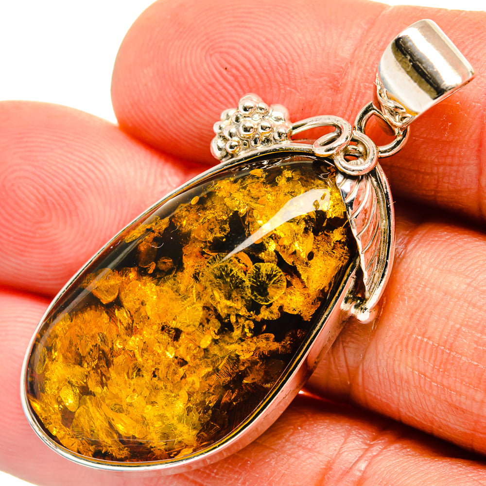 Baltic Amber Pendants handcrafted by Ana Silver Co - PD26110