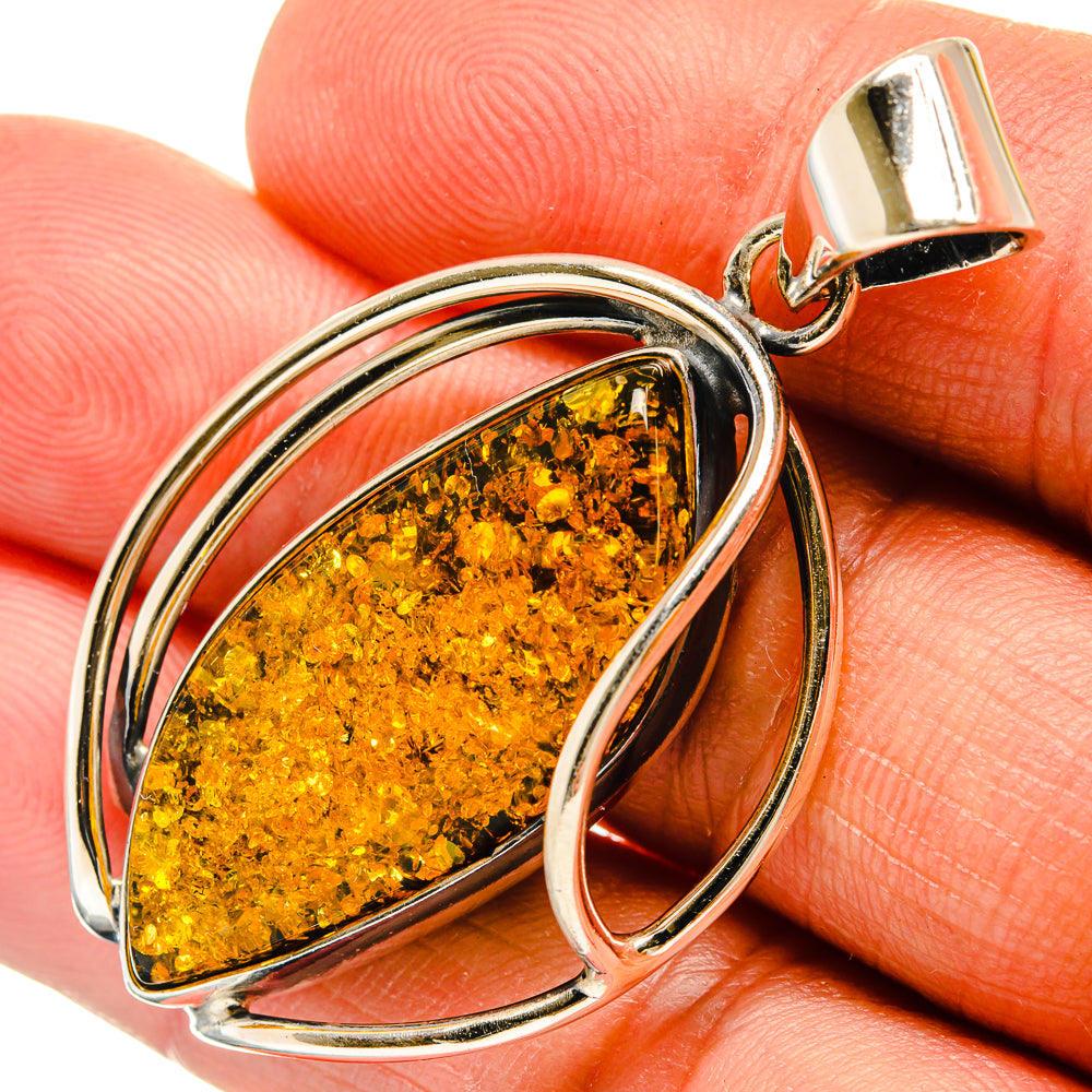 Baltic Amber Pendants handcrafted by Ana Silver Co - PD26113