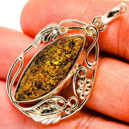 Baltic Amber Pendants handcrafted by Ana Silver Co - PD26115