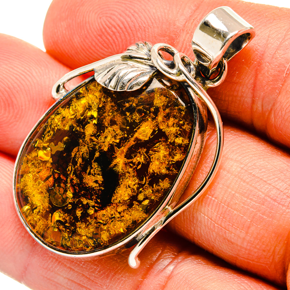 Baltic Amber Pendants handcrafted by Ana Silver Co - PD26116