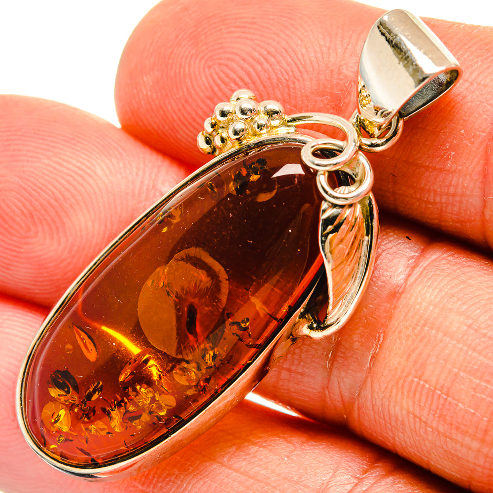 Baltic Amber Pendants handcrafted by Ana Silver Co - PD26117