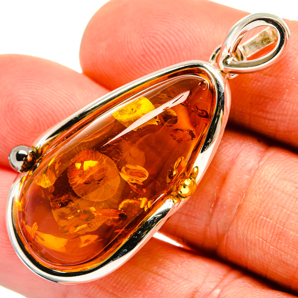 Baltic Amber Pendants handcrafted by Ana Silver Co - PD26118