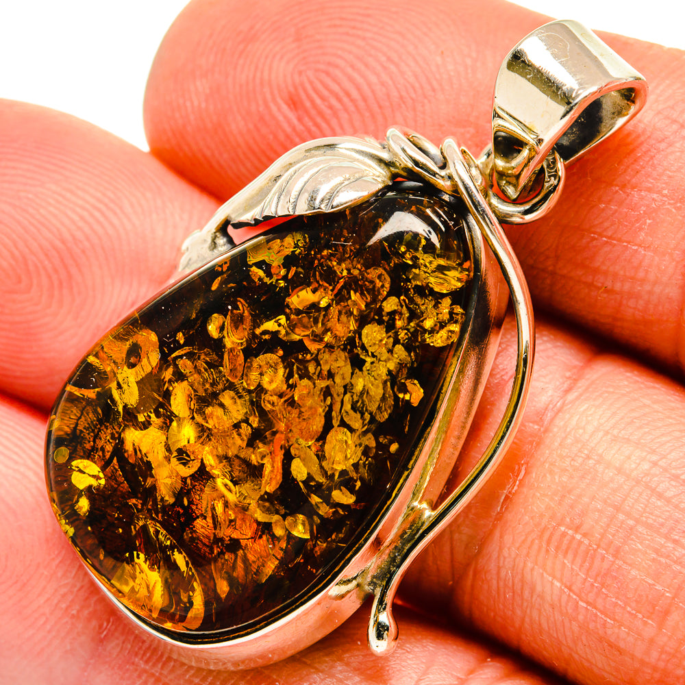Baltic Amber Pendants handcrafted by Ana Silver Co - PD26123