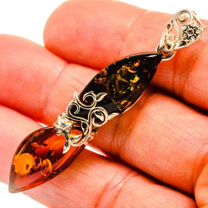 Baltic Amber Pendants handcrafted by Ana Silver Co - PD26125