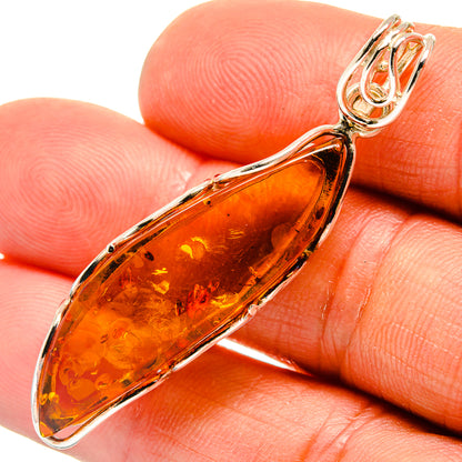 Baltic Amber Pendants handcrafted by Ana Silver Co - PD26127
