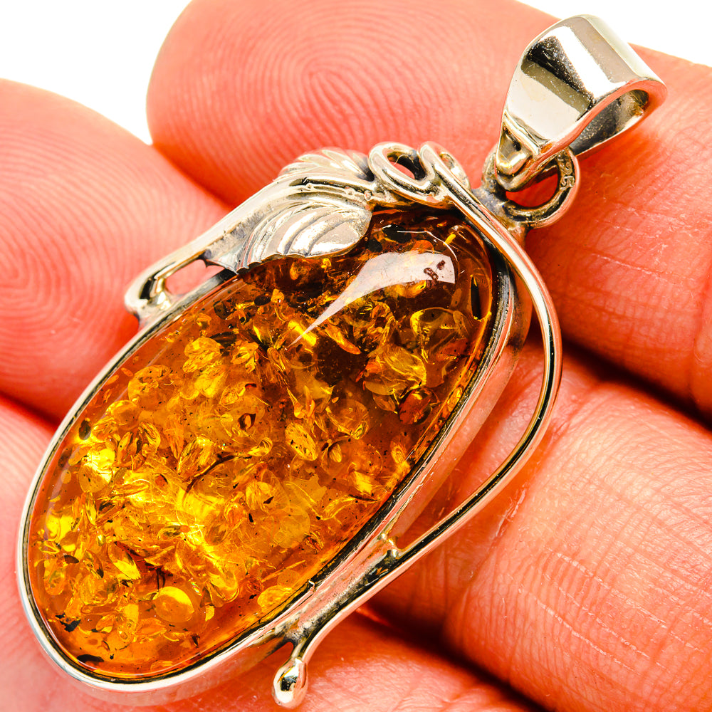 Baltic Amber Pendants handcrafted by Ana Silver Co - PD26132
