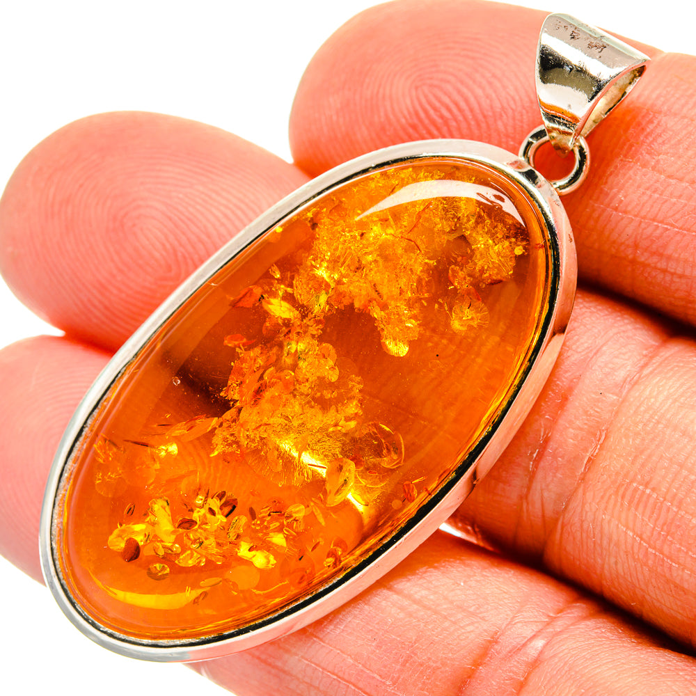 Baltic Amber Pendants handcrafted by Ana Silver Co - PD26134