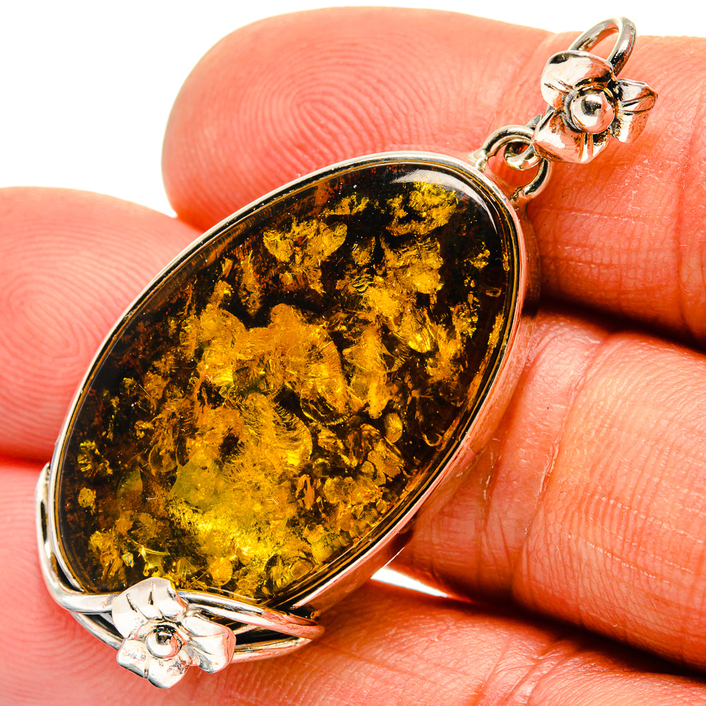 Baltic Amber Pendants handcrafted by Ana Silver Co - PD26137