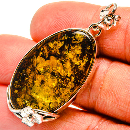 Baltic Amber Pendants handcrafted by Ana Silver Co - PD26137