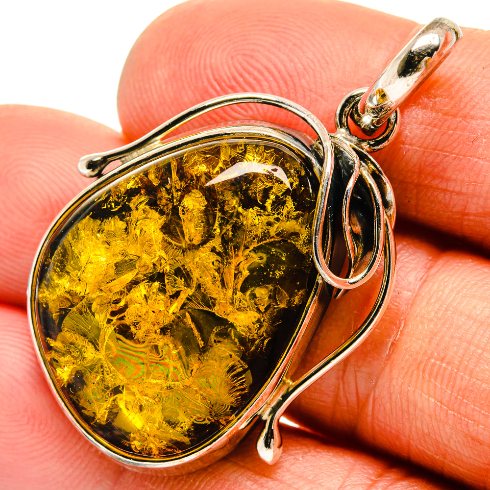 Baltic Amber Pendants handcrafted by Ana Silver Co - PD26139