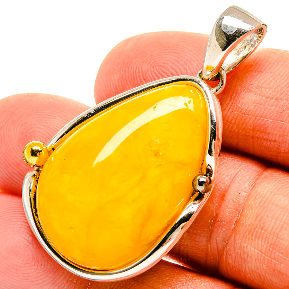 Baltic Amber Pendants handcrafted by Ana Silver Co - PD26140