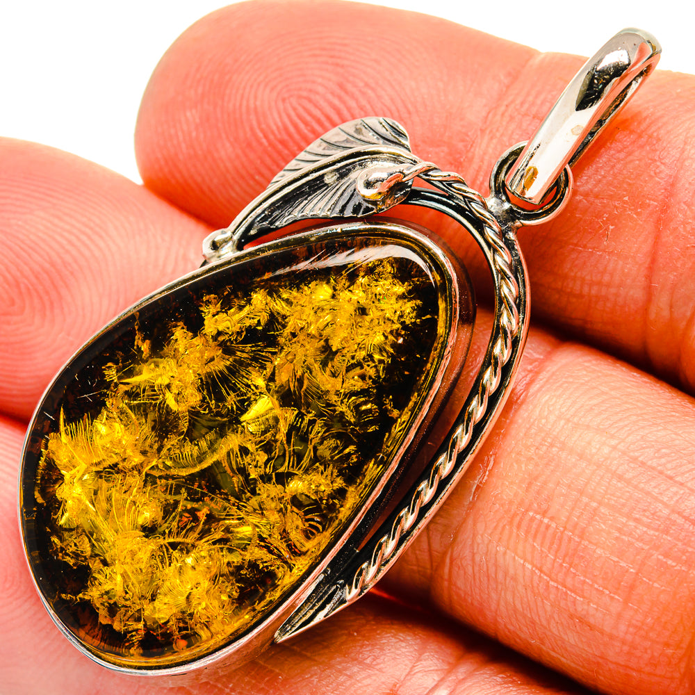 Baltic Amber Pendants handcrafted by Ana Silver Co - PD26141