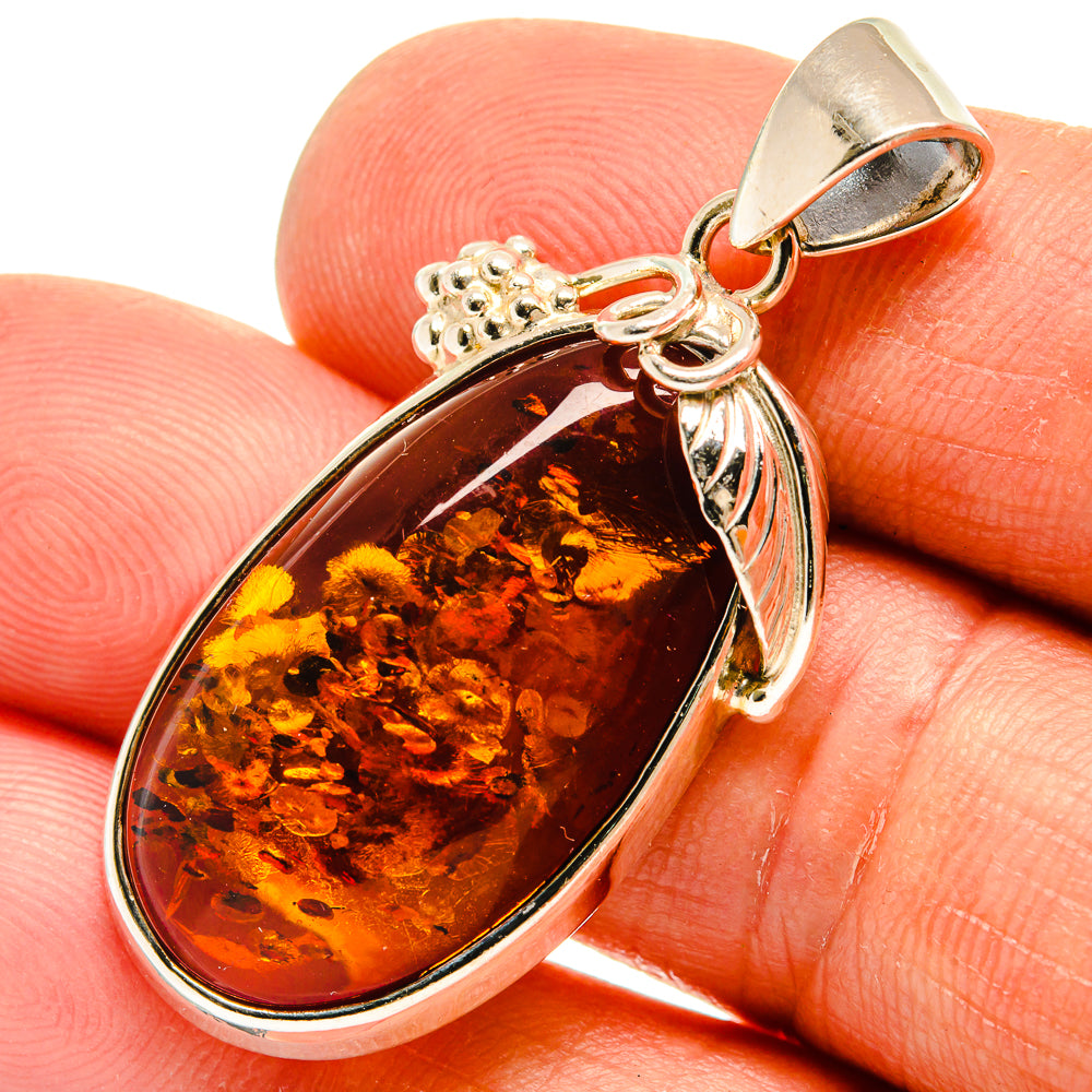 Baltic Amber Pendants handcrafted by Ana Silver Co - PD26146