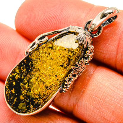 Baltic Amber Pendants handcrafted by Ana Silver Co - PD26150