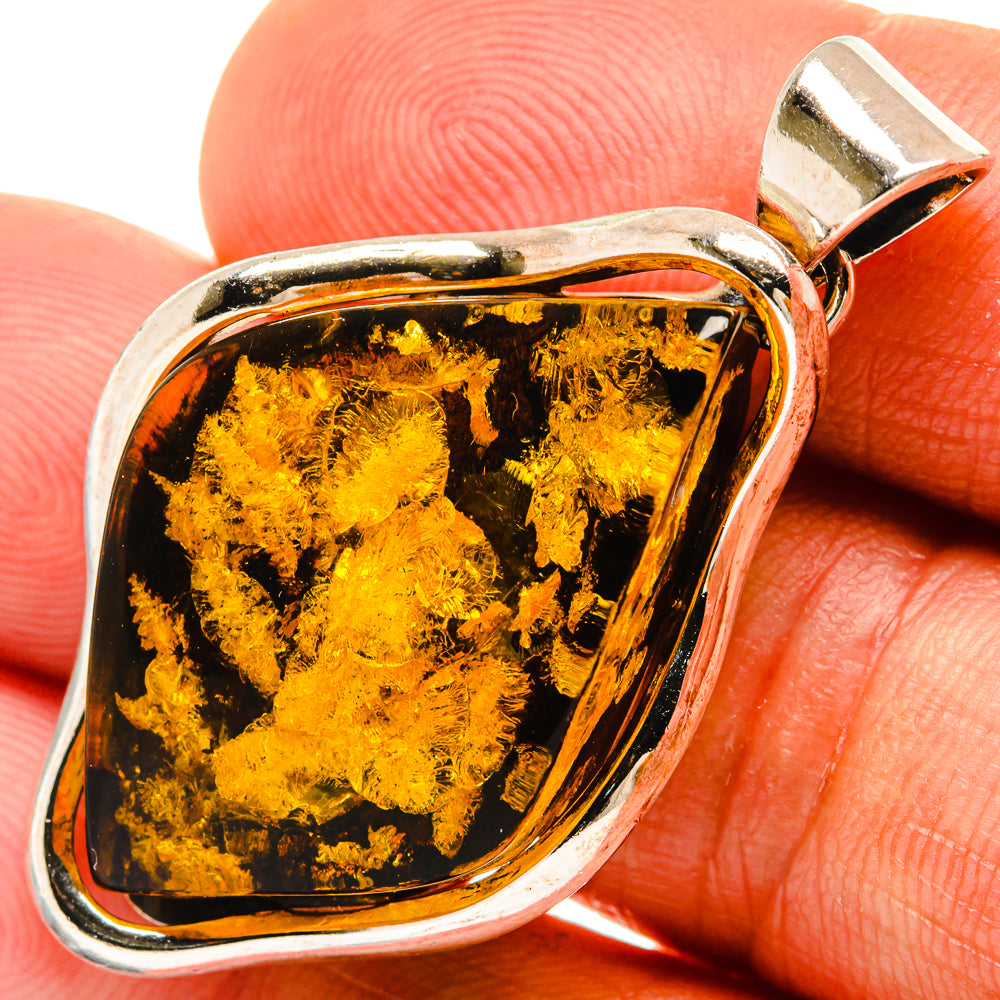 Baltic Amber Pendants handcrafted by Ana Silver Co - PD26151