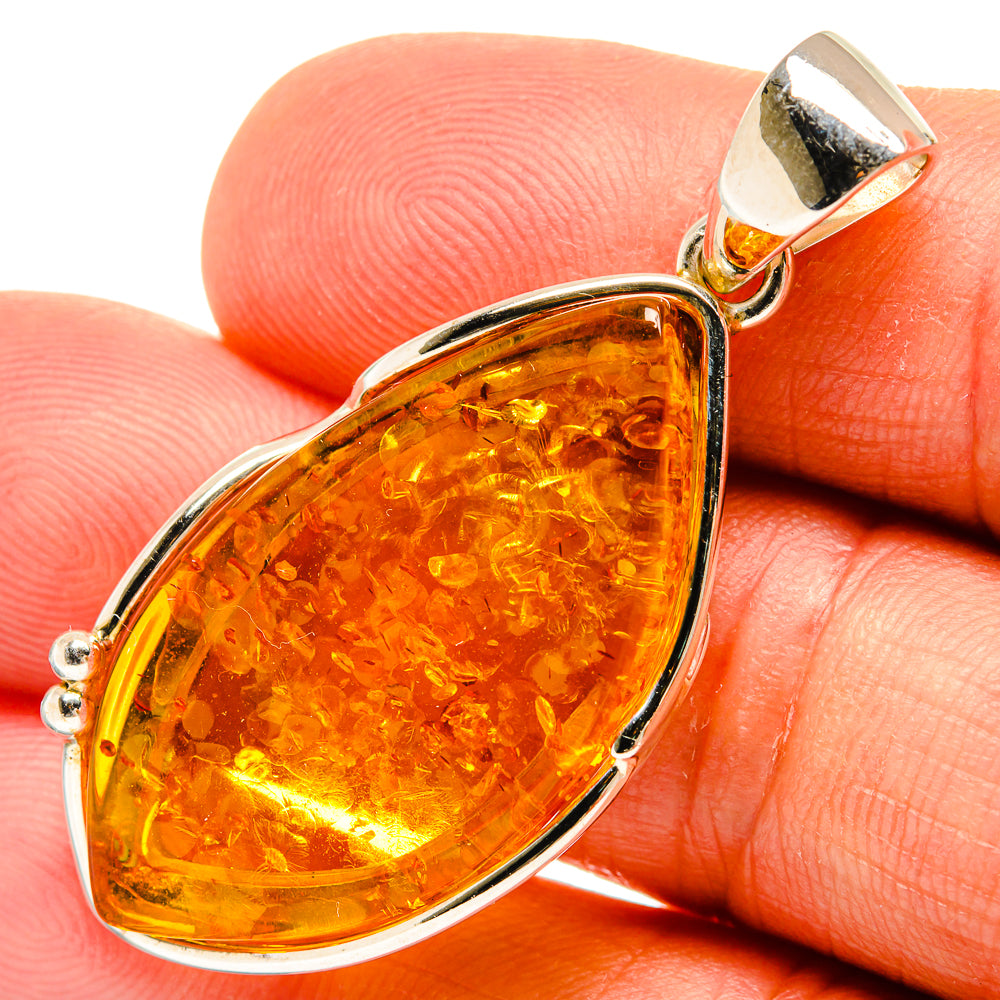 Baltic Amber Pendants handcrafted by Ana Silver Co - PD26152