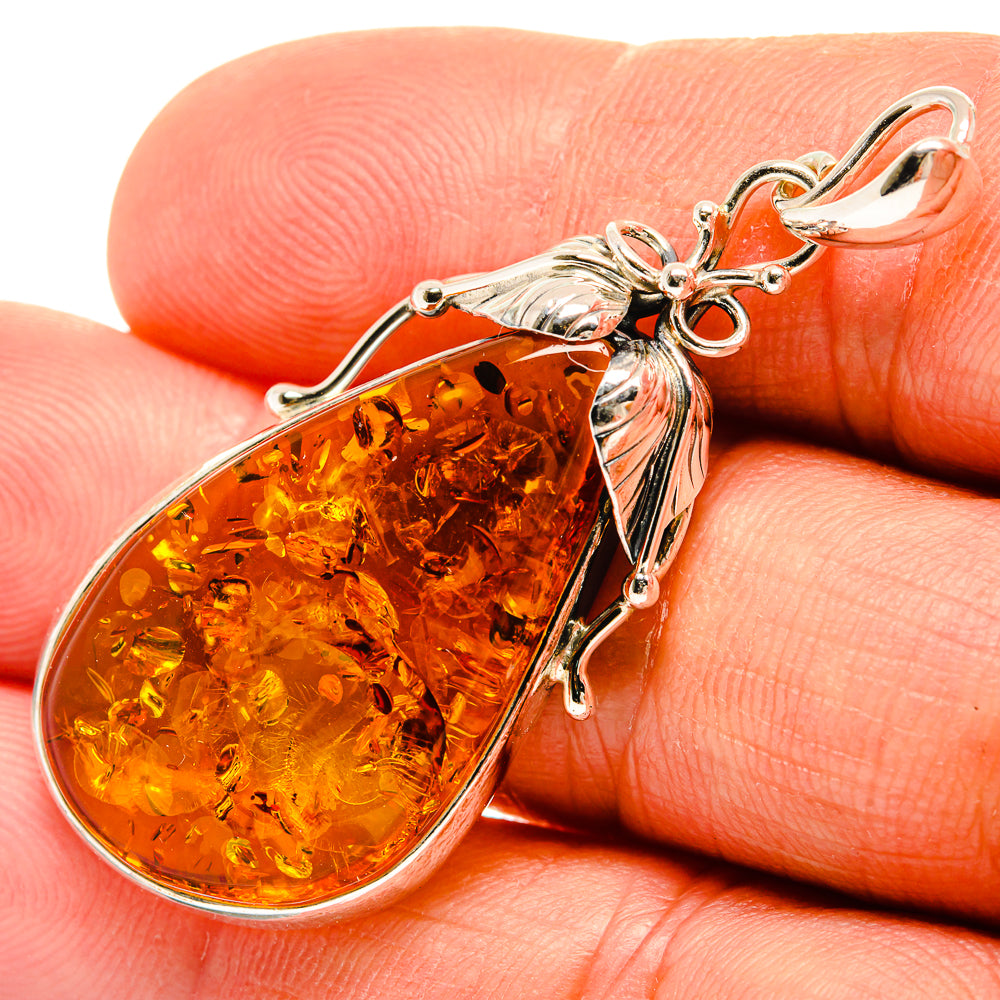 Baltic Amber Pendants handcrafted by Ana Silver Co - PD26157