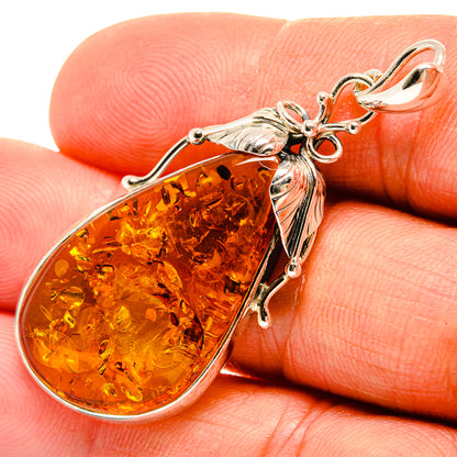 Baltic Amber Pendants handcrafted by Ana Silver Co - PD26157