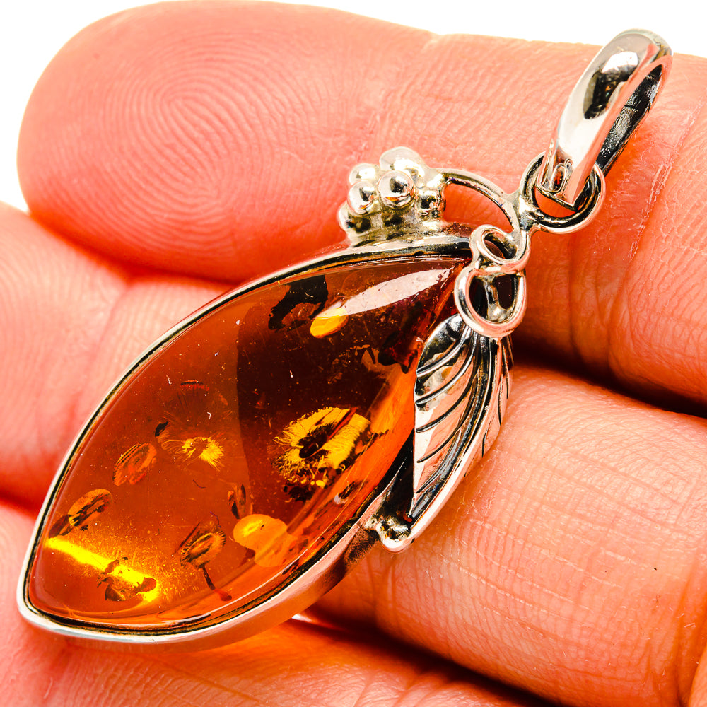Baltic Amber Pendants handcrafted by Ana Silver Co - PD26158