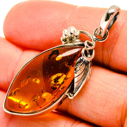 Baltic Amber Pendants handcrafted by Ana Silver Co - PD26158