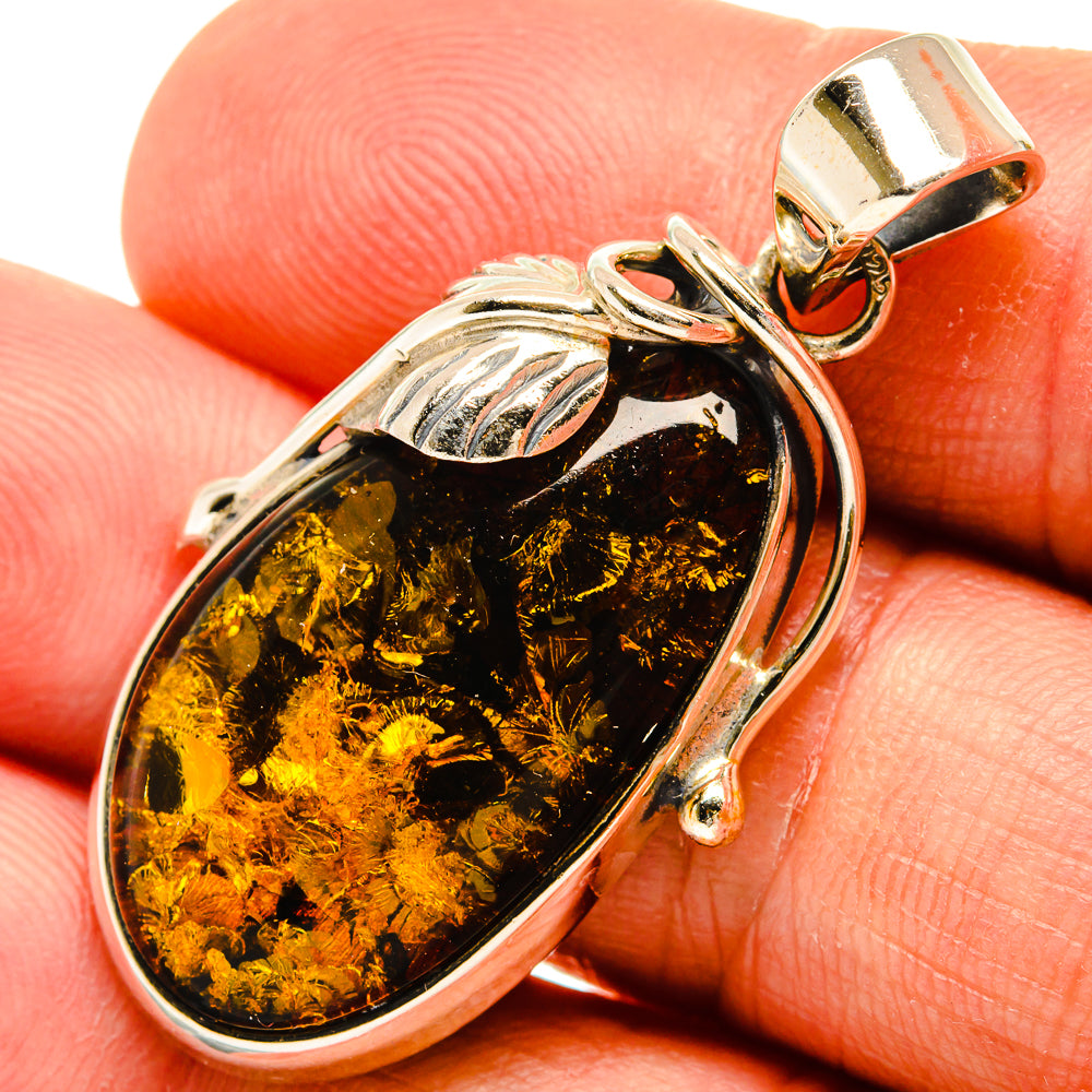 Baltic Amber Pendants handcrafted by Ana Silver Co - PD26160