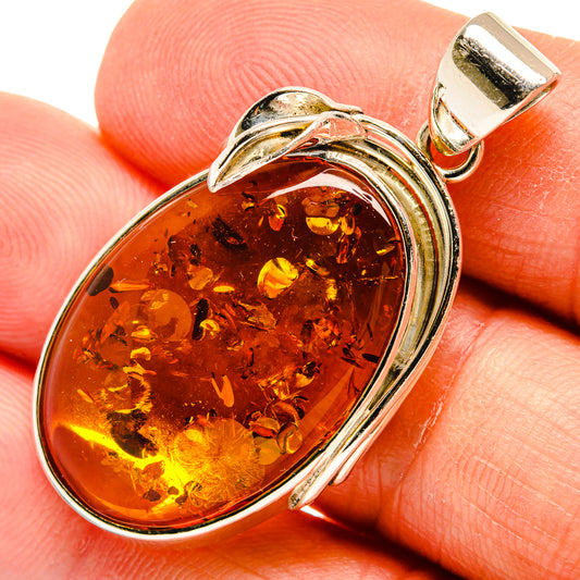 Baltic Amber Pendants handcrafted by Ana Silver Co - PD26165