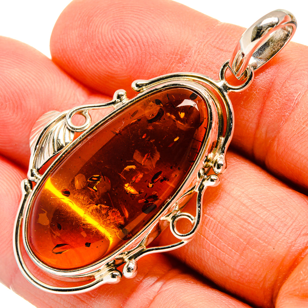 Baltic Amber Pendants handcrafted by Ana Silver Co - PD26166
