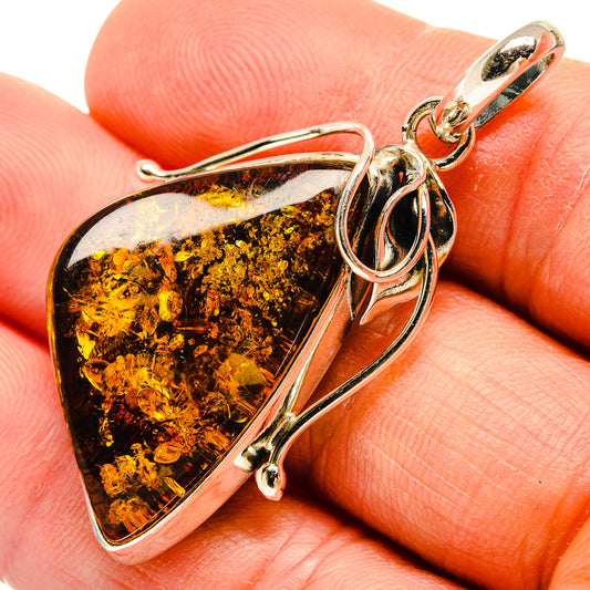 Baltic Amber Pendants handcrafted by Ana Silver Co - PD26168