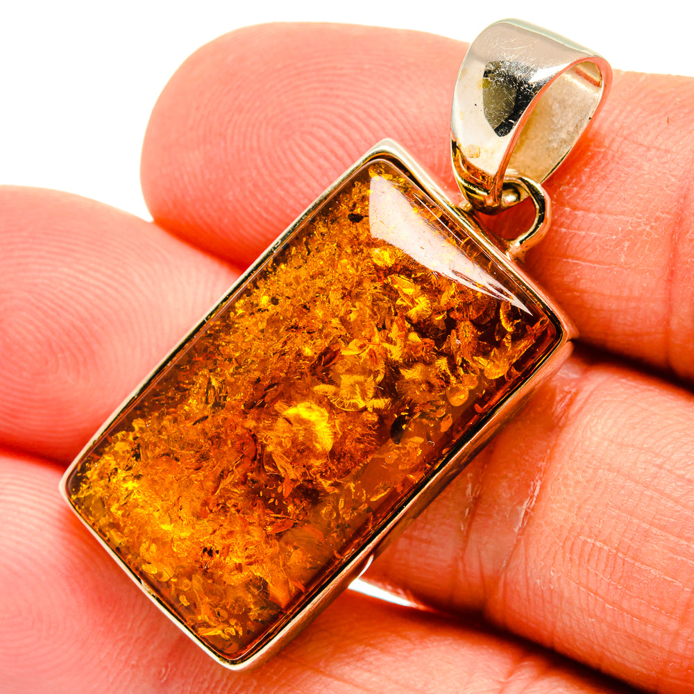 Baltic Amber Pendants handcrafted by Ana Silver Co - PD26174