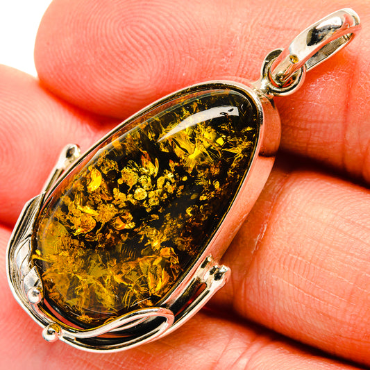 Baltic Amber Pendants handcrafted by Ana Silver Co - PD26178