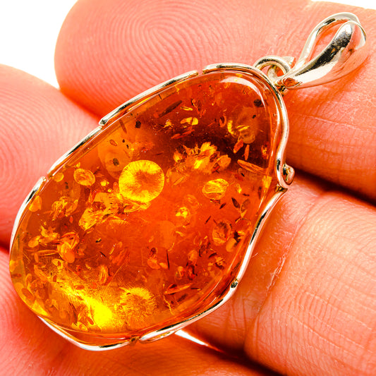 Baltic Amber Pendants handcrafted by Ana Silver Co - PD26180