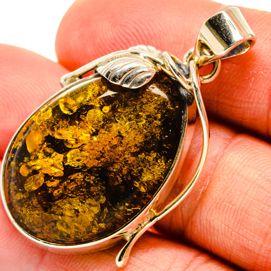 Baltic Amber Pendants handcrafted by Ana Silver Co - PD26187