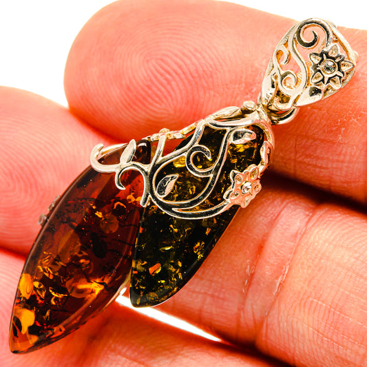 Baltic Amber Pendants handcrafted by Ana Silver Co - PD26189
