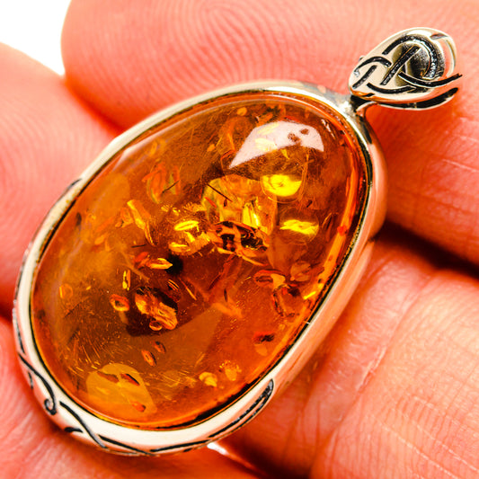 Baltic Amber Pendants handcrafted by Ana Silver Co - PD26193