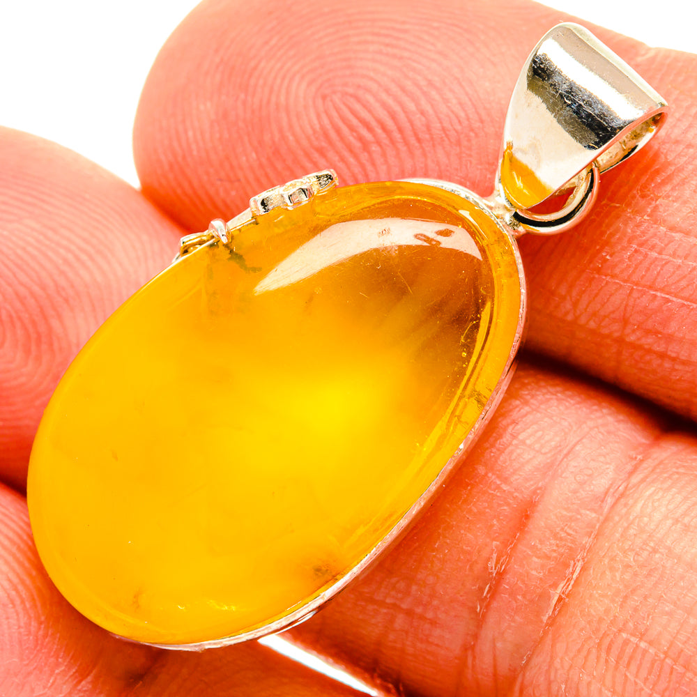 Baltic Amber Pendants handcrafted by Ana Silver Co - PD26195