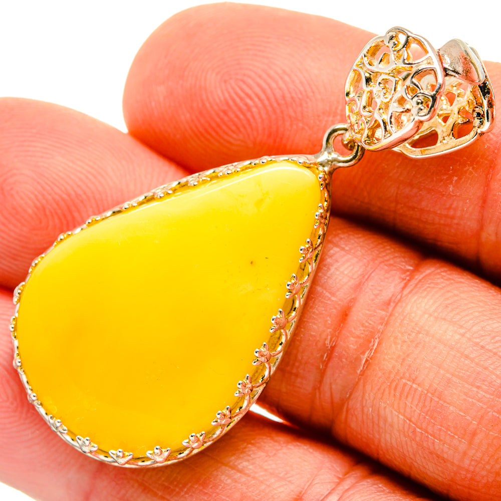 Baltic Amber Pendants handcrafted by Ana Silver Co - PD26196