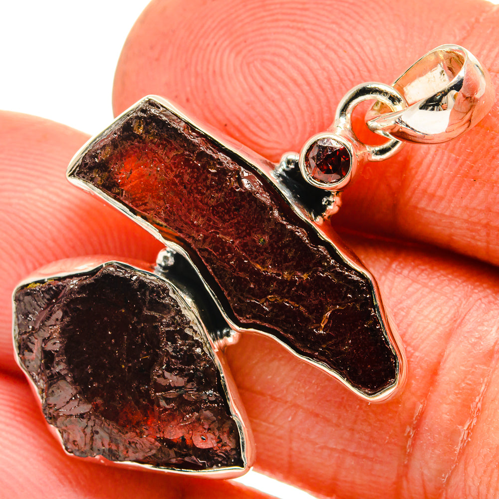 Garnet Pendants handcrafted by Ana Silver Co - PD26207