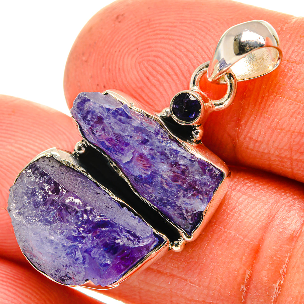 Tanzanite Pendants handcrafted by Ana Silver Co - PD26213
