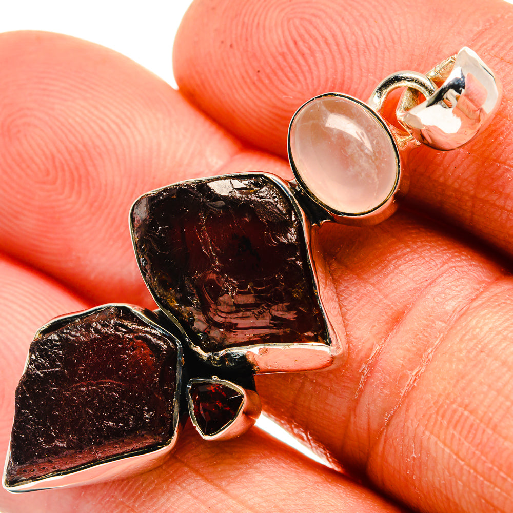 Garnet Pendants handcrafted by Ana Silver Co - PD26216