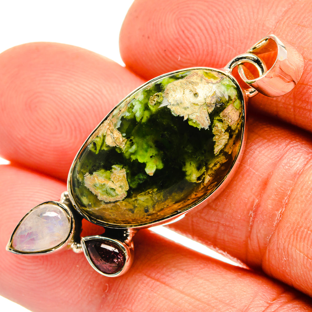 Rainforest Opal Pendants handcrafted by Ana Silver Co - PD26224