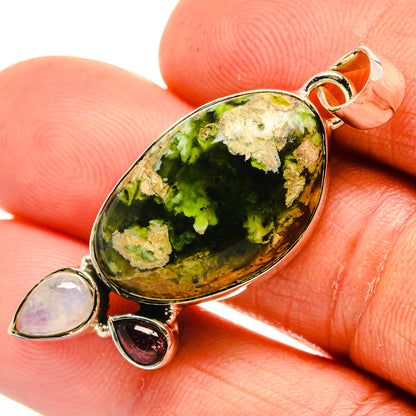 Rainforest Opal Pendants handcrafted by Ana Silver Co - PD26224