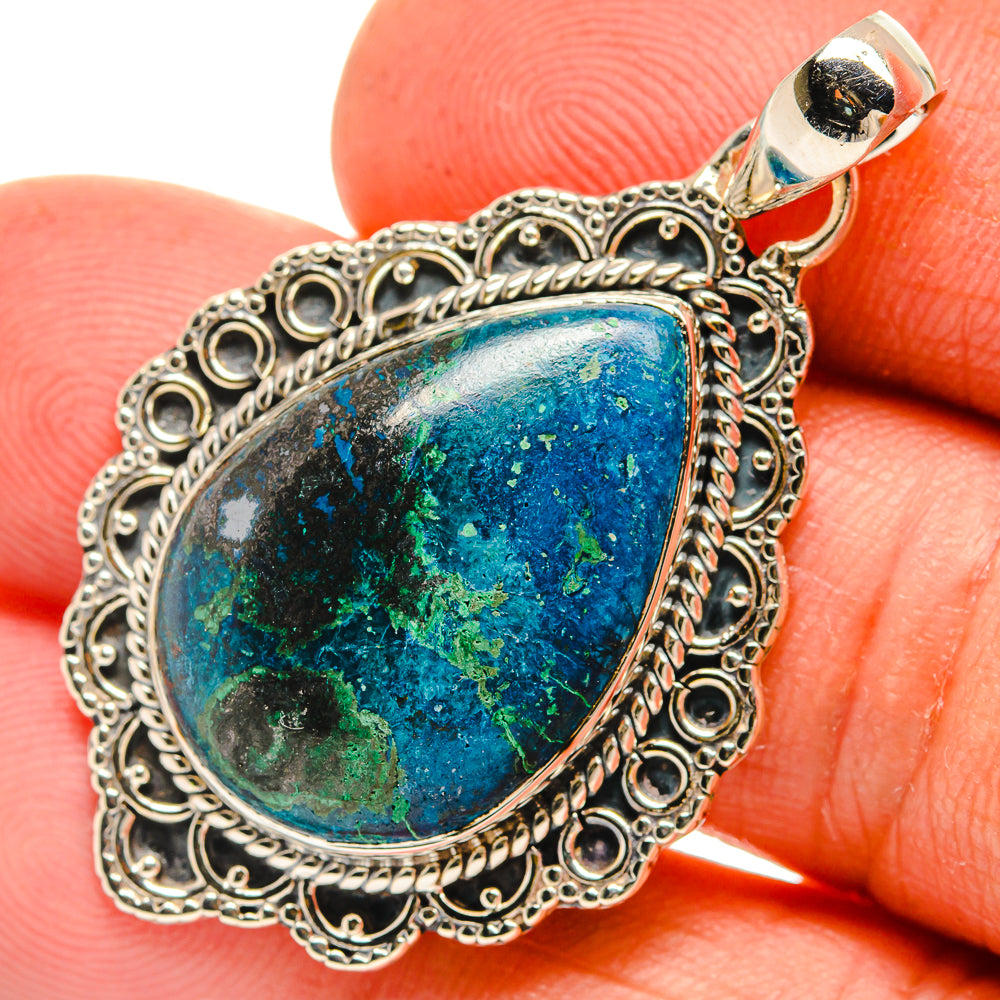 Shattuckite Pendants handcrafted by Ana Silver Co - PD26233