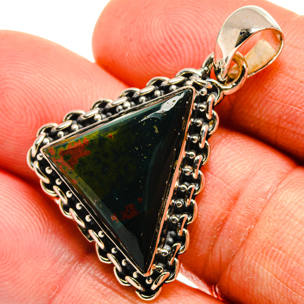 Bloodstone Pendants handcrafted by Ana Silver Co - PD26238