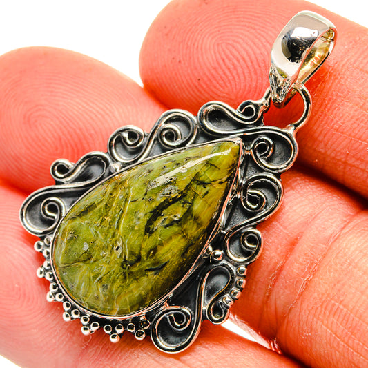 Rainforest Jasper Pendants handcrafted by Ana Silver Co - PD26244