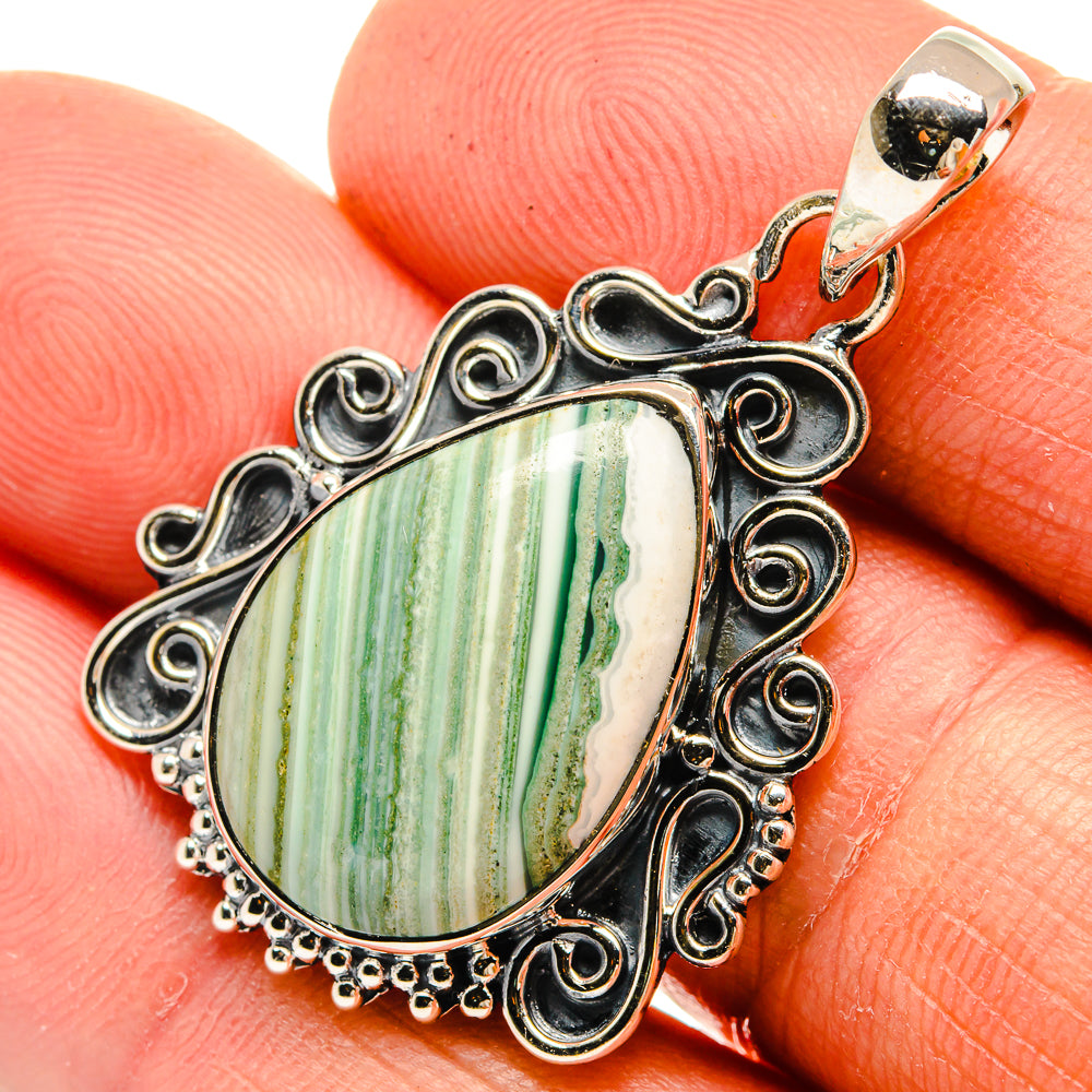 Ocean Jasper Pendants handcrafted by Ana Silver Co - PD26246