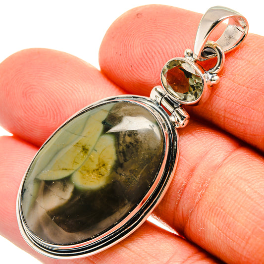 Polychrome Jasper Pendants handcrafted by Ana Silver Co - PD26258
