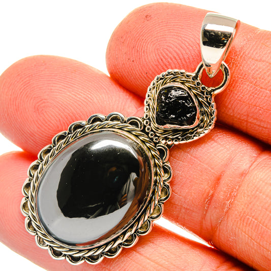 Hematite Pendants handcrafted by Ana Silver Co - PD26260